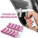 10pcs Sandblaster Spray Tips Sandblasting Gun Ceramic Nozzles Kit (6mm) Newly