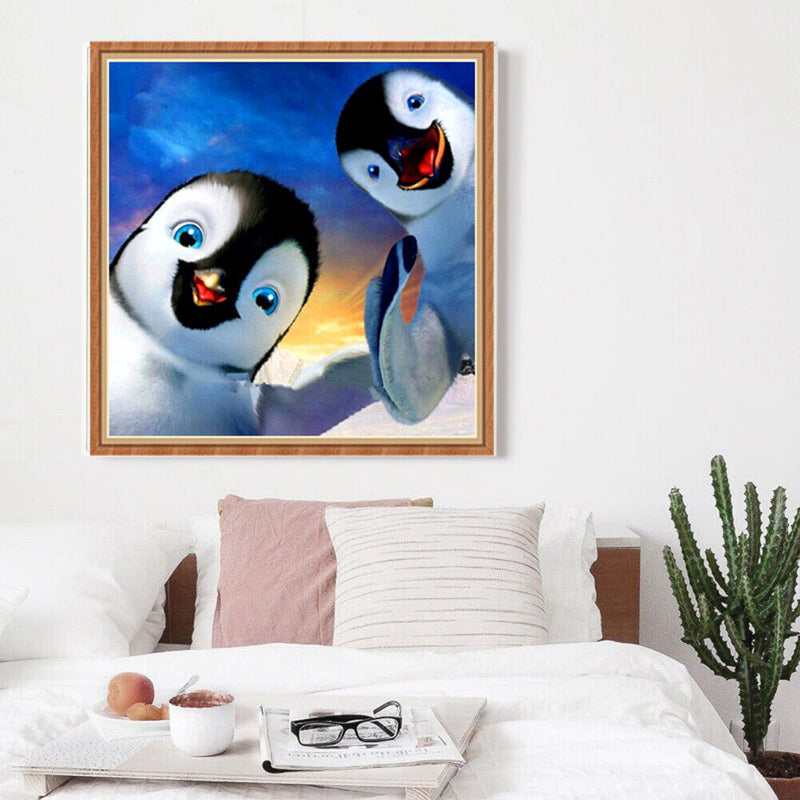 Penguin 5D Full Drill Diamond Painting Embroidery DIY Cross Stitch (M391) Newly