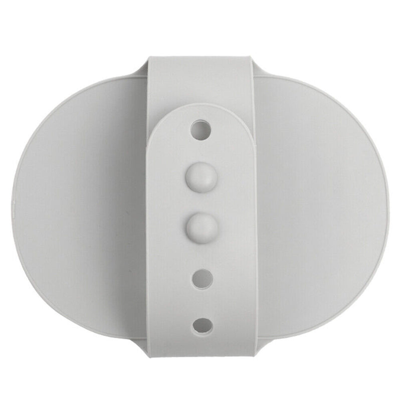 Dog Cat Bath Brush Comb Rubber Pet Hair Fur Grooming Massage Glove (Grey) Newly