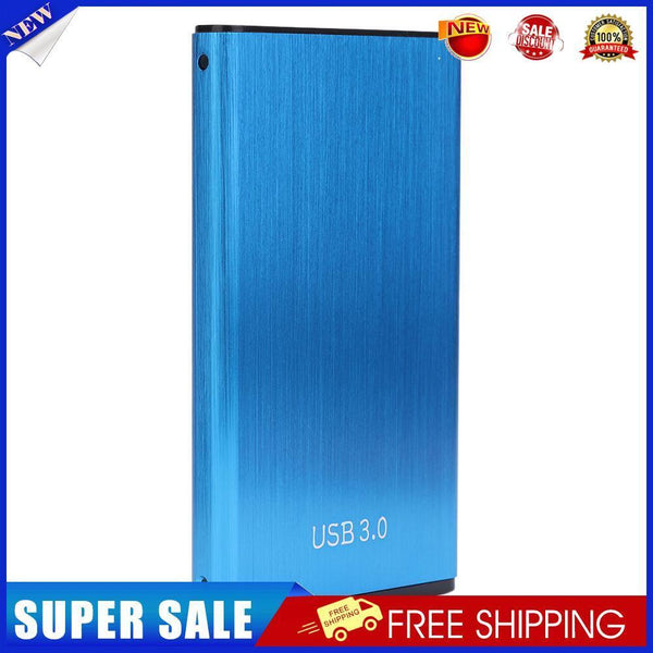 USB 3.0 Hard Disk Case External Enclosure Box for 2.5 inch HDD SSD (Blue)