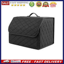 Large Capacity Multiuse Tools Storage Bag Leather Folding Stowing Tidying Box