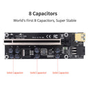 PCI Express Riser Card 1X to 16X PCI-E Extender USB 3.0 Cable 6Pin Power  Newly