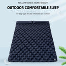 Waterproof Sleep Inflatable Mattress Camp Double Air Cushion (Navy Blue)