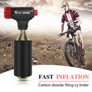 WEST BIKING CO2 Bike Pump Head for MTB Mountain Road Bike Presta Schrader V