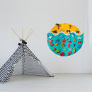 Children DIY Felt Animal Tree Handmade Montessori Educational Toys (Ocean) Newly