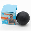 TPE Lacrosse Ball Sports Yoga Muscle Relax Roller Fitness Massage(Black) Newly