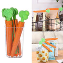 Fresh Keeping Sealer Sealing Tongs Food Sealing Clip Closure Carrot Shape