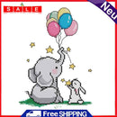 2 Strands Elephant Rabbit Partial Embroidery Stamped Cross Stitch Home Decor