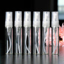 12 X Mini Glass Transparent Small Empty Spray Bottle Atomize Makeup Perfume R1M1