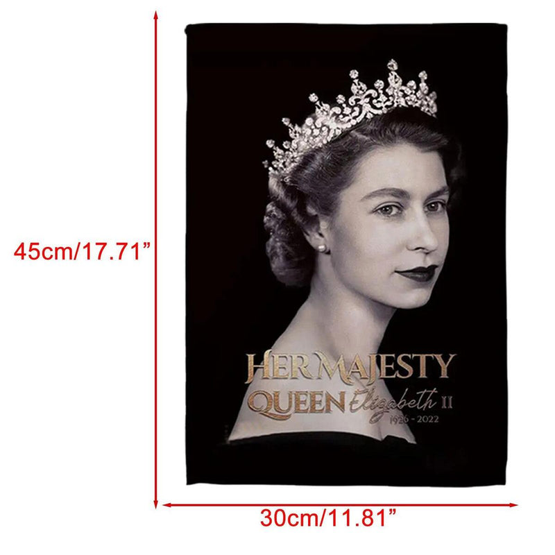 British Queen 96Years Old 1926-2022 Queen's Death Flag Rest In Peace Elizabeth.