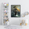 Hand Painted on Canvas DIY Sea Ship Oil Paint By Numbers Drawing Kit Ornaments