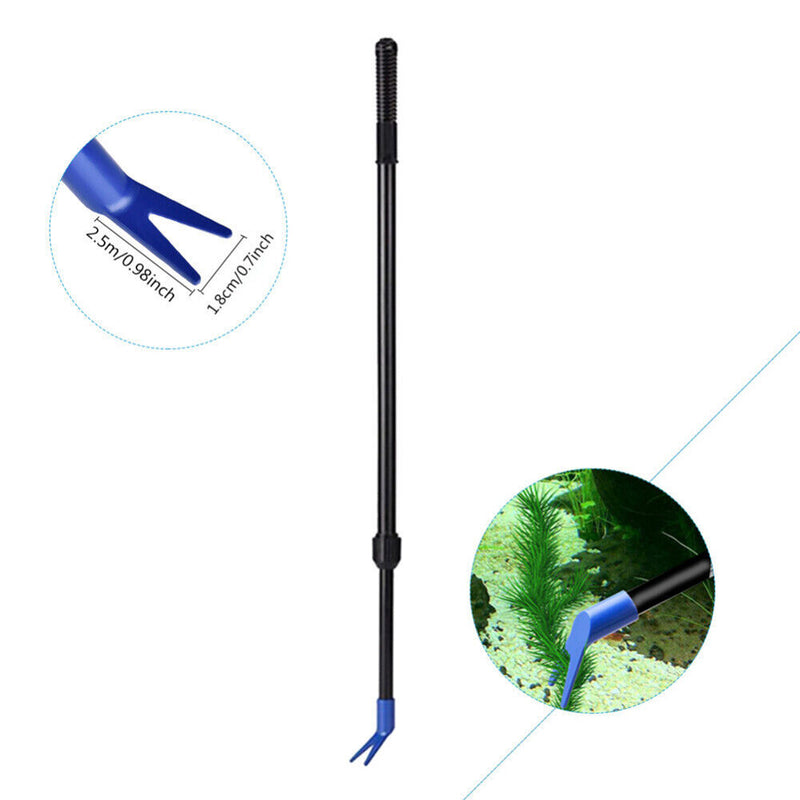 Fish Net Gravel Rake Scraper Aquarium Cleaning Tool (5 in 1 Adjustable) Newly