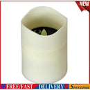 LED Solar Candle Flame Light Lawn Stakes Lamp Garden Decor (without plug)