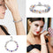 Exquisite Shinny Link Chain Geometric Shape Romance Auroras Crystal Bracelet