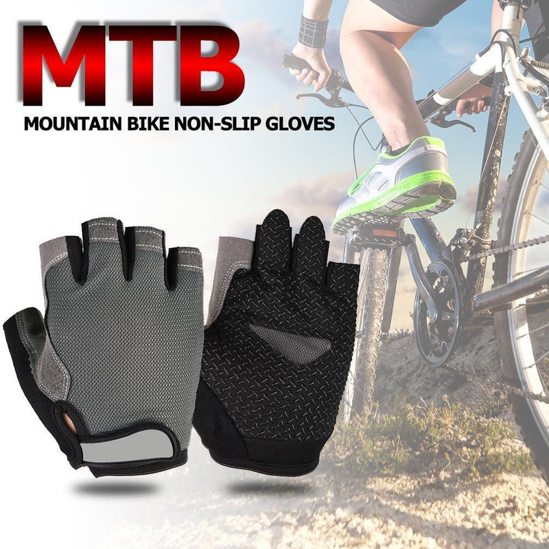 Cycling Gloves Anti-slip Summer Breathable Sport Bike Bicycle Half Finger G