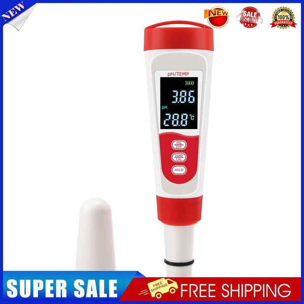 PH Meter Temperature Digital Tester Water Quality Monitor LCD Purity Test