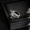 2 Pcs/Set Simple Adjustable Alloy Shark Open Rings Jewelry Gi1r Unisex O4J6