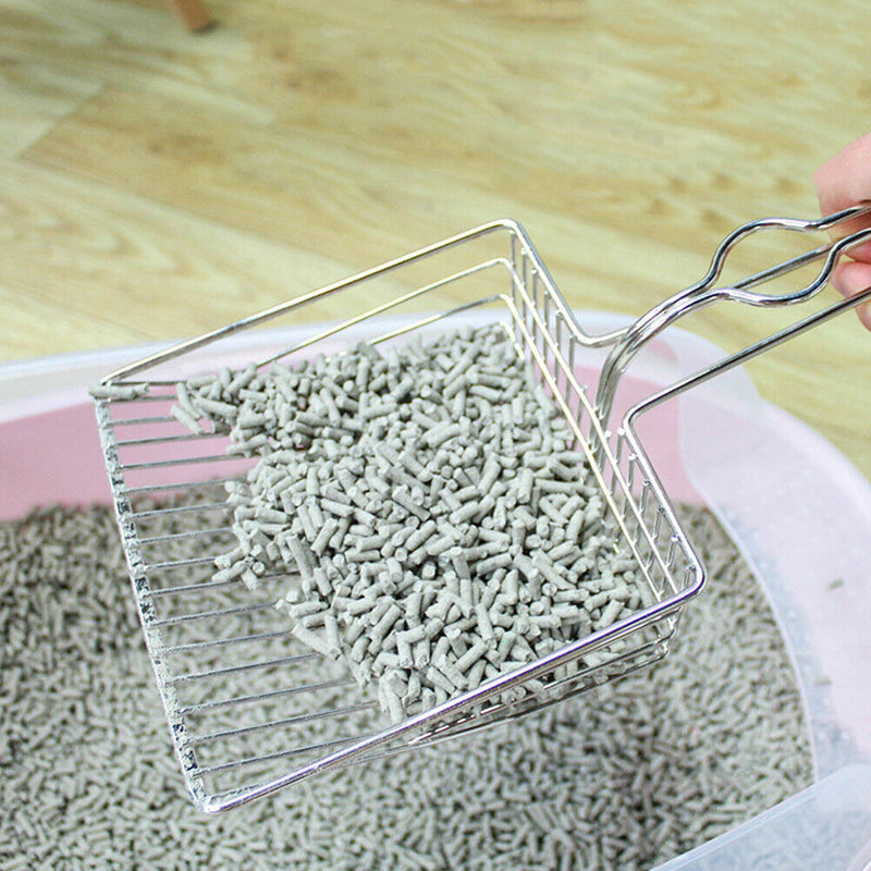 Stainless Steel Pet Dog Cat Cleaning Tools Puppy Kitten Litter Scoop Poop Sho