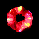 LED Light Up Hair Bands Women Hair Ties Rope Elastic Ponytail Holder Headwear