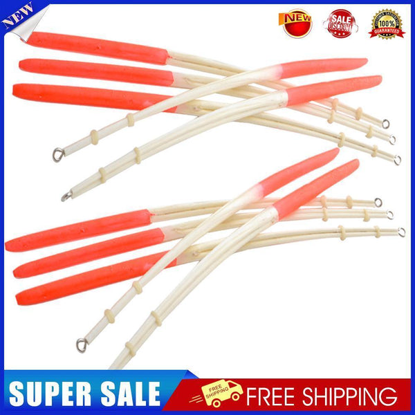 10pcs 18.5cm Feather Float Hard Tail Fishing Float with Rings for Fishing