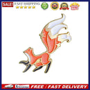 Cute Fox Pins Badge Cartoon Animal Lapel Enamel Brooch Jewelry Gift for Fri