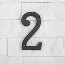 Metal Digital Number Doorplate Indoor Corridor House Apartment Sign Plate Decor