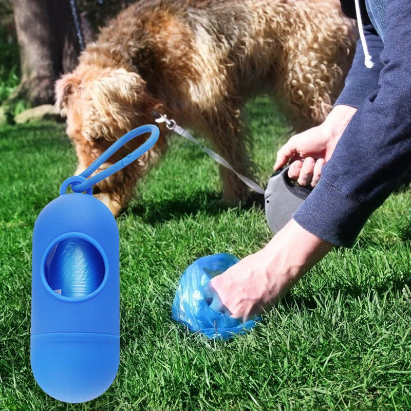 Practical Pet Dog Poop Bag Capsule Type Waste Garbage Holder Dispenser (B) Newly