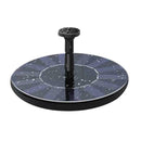 Bird Bath Fountain Solar Powered Water Pump Floating Pool Top Outdoor M1J0