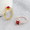 Yarn Guides Finger Wear Rose Flower Shape Sewing Crochet Loop Knitting Ring