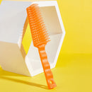 Women Hair Brush Scalp Massage Designed Anti-static Claw Hair Comb (Orange)
