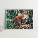 Oil Paint by Numbers Kit Animal Family DIY Picture Drawing Artwork Craft Gifts