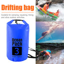 Waterproof Dry Bag Pack Sack Swimming Kayaking Boat Trekking (3L Dark Blue)