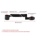 CNC Bracket for Motorcycle Brake Clutch Master Cylinder Fluid Tank (Black) Newly