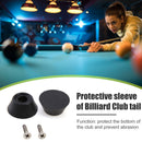 Rubber Pool Cue Tip 10pcs Snooker Billiard Cue Bottom Pole Tail Protector C
