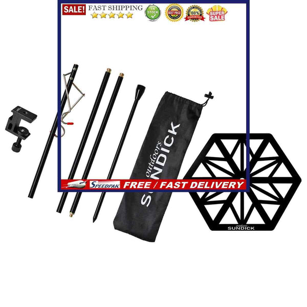 SUNDICK Light Stand Table Clamp & Ground Insert Light Pole Stand with Holde