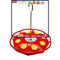 Plastic Portable Bird Hummingbird Flower Feeder Bottle with Hook Hanging Dr