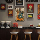 #A Retro Guitar Metal Plate Tin Sign Plaque for Bar Pub Club Cafe Home Decorat
