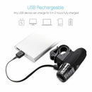 Bright Cycling Rechargeable Bicycle Lights 5000 Lumen Flashlight Bike Light