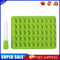 5pcs 50 Cavity Gummy Bears Silicone Soap Ice Cube Tray Baking Mold (Green)
