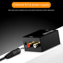 Optical Digital Stereo SPDIF Toslink Coaxial Signal to Analog Adapter (C) Newly
