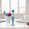 Vase 5D Diamond Painting Point Drill Pen DIY Craft (Blue Owl w/ Drill)