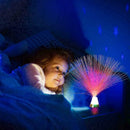 LED Fibre Optic Light Starry-Lamp Decor Fountain Colors Nights Relaxing U0A9