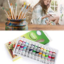 Gift Tubes Watercolor paints Set Draw Pigment with Brush Acrylic Oil Painting