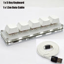 5 Key Gaming Keyboard Program Macro keypad + 1.5M Data Cable Mechanical Keyboard