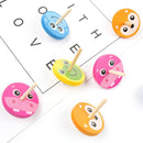 Wood Gyro Kids Toys Relief Stress Desktop Spinning Top Toys Gifts (Cartoon)