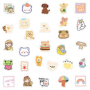 100pcs Water Cup Stickers Waterproof Luggage Decals for Notebook Scooter