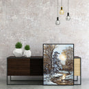 Full Embroidery Snow Scene Printed Cross Stitch 11CT 3 Strand Cotton Kit