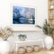 Hand Painted DIY Snow by Lake Oil Canvas Paint By Numbers Drawing Kit Craft