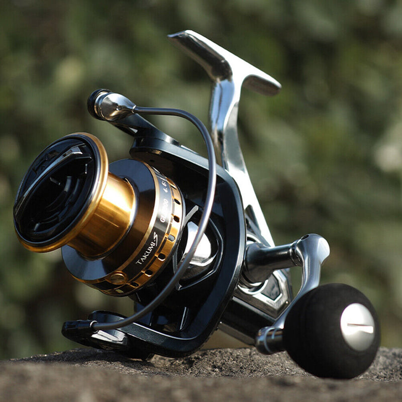Spool Fishing Reel 4.6/1 Max Drag 12kg Spinning Long Casting Wheel (GL7800)