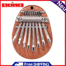 Mahogany Wood Mini 8 Keys Kalimba Musical Instrument Thumb Finger Piano Gift